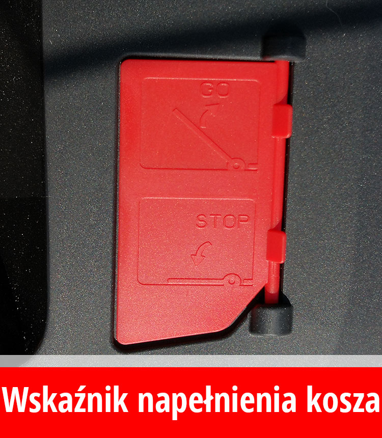 wskaźnik napełnienia kosza